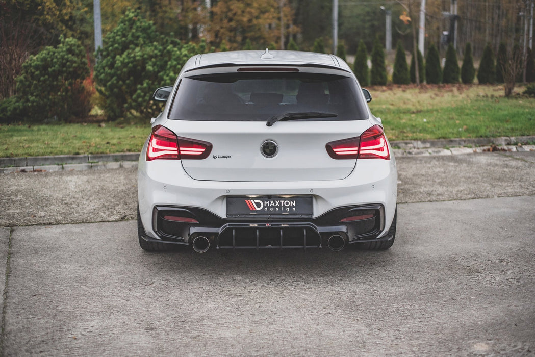Maxton Design Street Pro Rear Side Splitters V.3 for BMW 1 F20 M140i