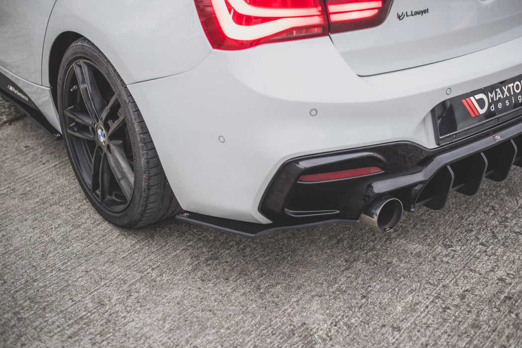 Maxton Design Street Pro Rear Side Splitters V.3 for BMW 1 F20 M140i
