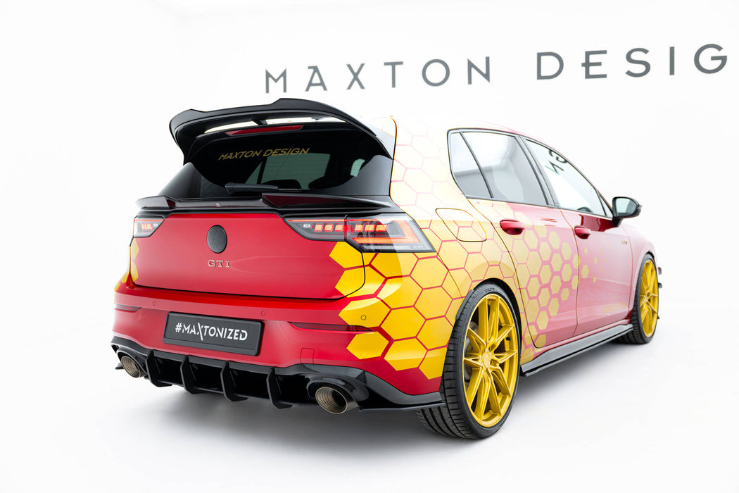 Maxton Design Street Pro Rear Side Splitters  Volkswagen Golf GTI Clubsport Mk8 Facelift