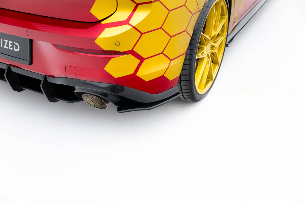 Maxton Design Street Pro Rear Side Splitters  Volkswagen Golf GTI Clubsport Mk8 Facelift