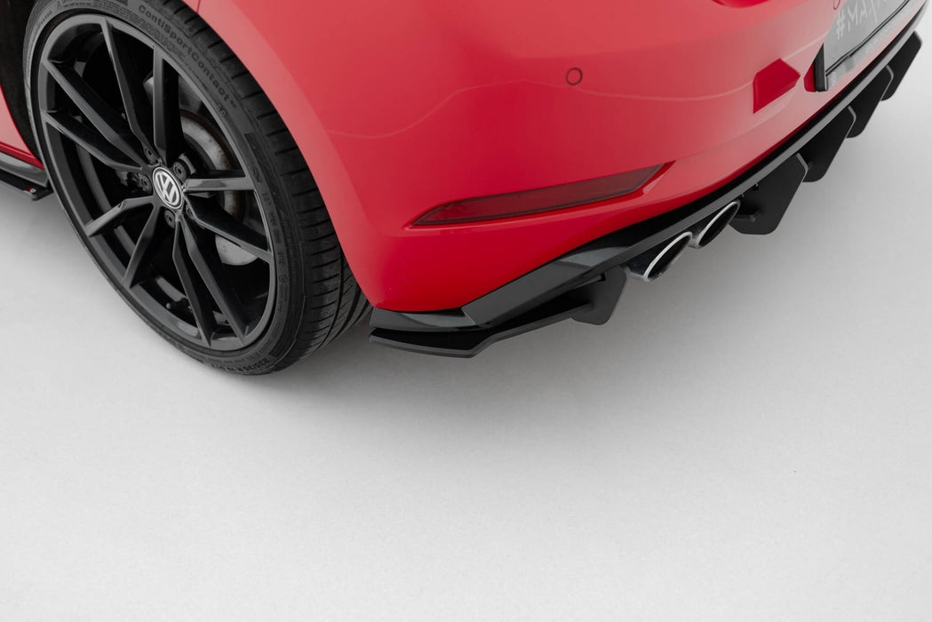 Maxton Design Street Pro Rear Side Splitters Volkswagen Golf R Mk7 Facelift