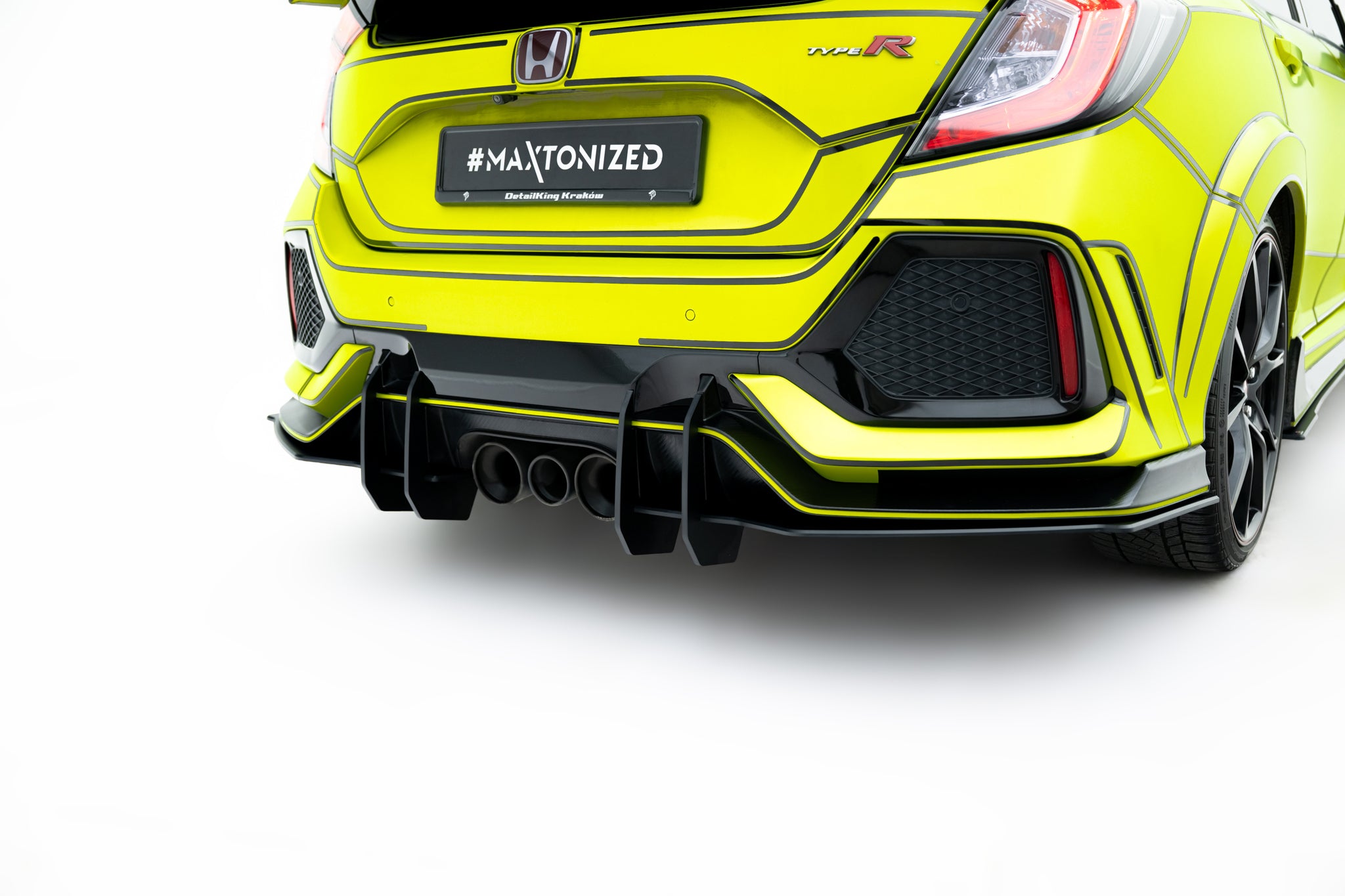 Buy Maxton Design Street Pro Rear Valance V.2 Honda Civic Type R Mk10 ...