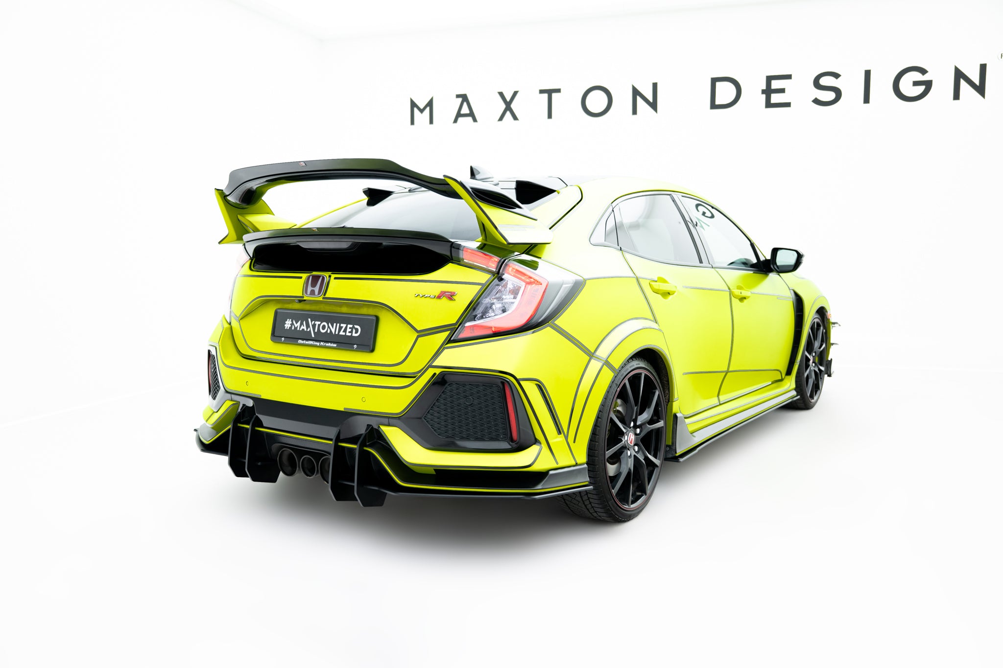 Buy Maxton Design Street Pro Rear Valance V.2 Honda Civic Type R Mk10 ...