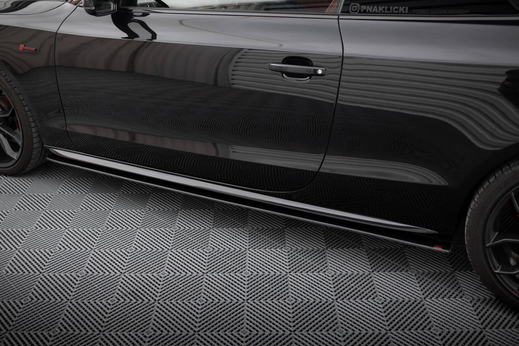 Maxton Design Street Pro Side Skirts Diffusers Audi A5 / A5 S-Line / S5 Coupe / Cabrio 8T / 8T Facelift
