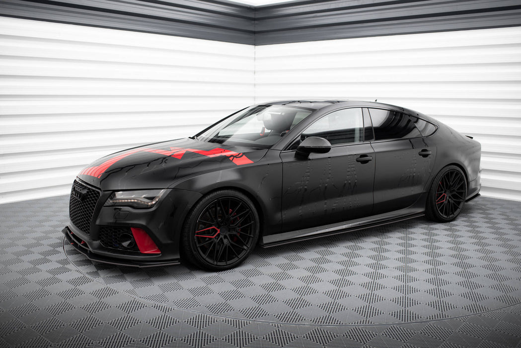 Maxton Design Street Pro Side Skirts Diffusers Audi A7 RS7 Look C7