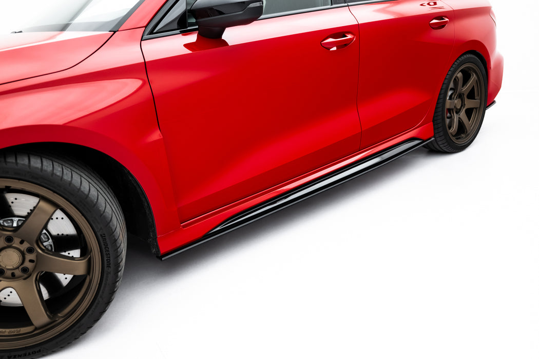 Maxton Design Street Pro Side Skirts Diffusers Audi RS3 Sedan 8Y Facelift