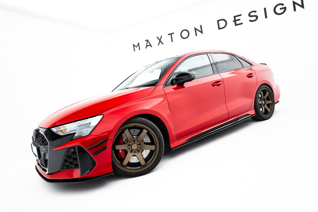Maxton Design Street Pro Side Skirts Diffusers Audi RS3 Sedan 8Y Facelift
