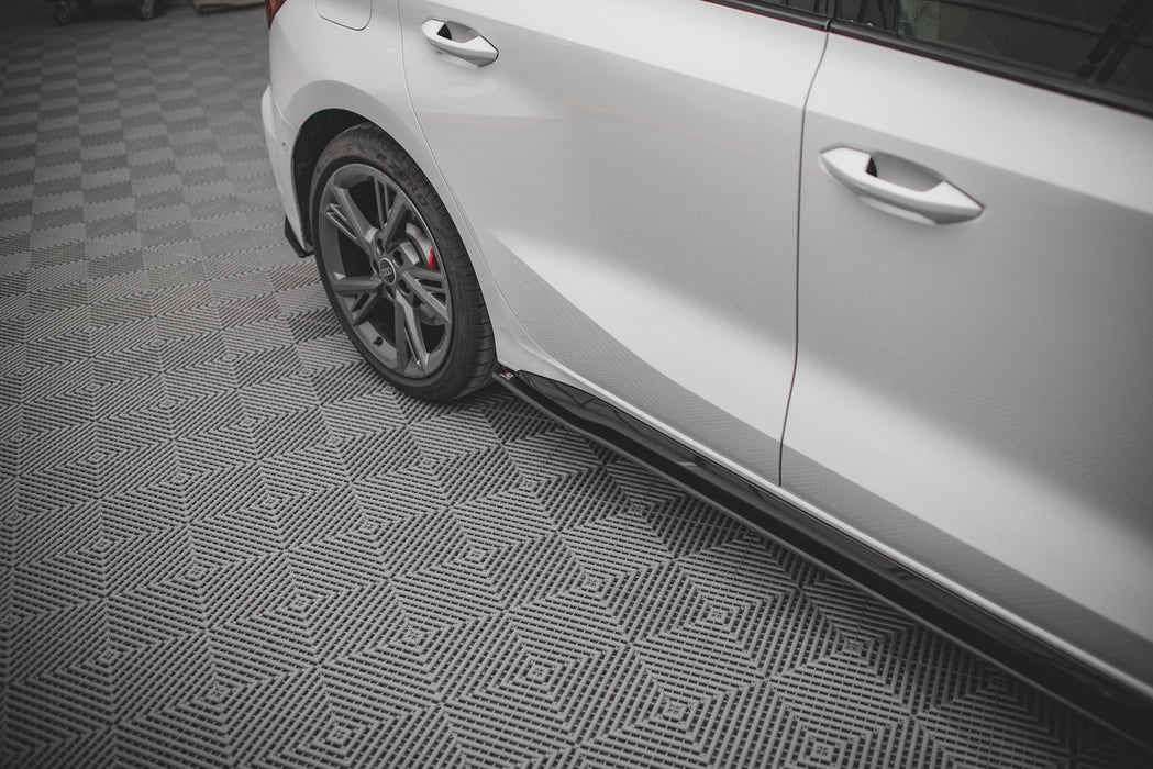 Maxton Design Street Pro Side Skirts Diffusers Audi S3 / A3 S-Line 8Y / 8Y Facelift
