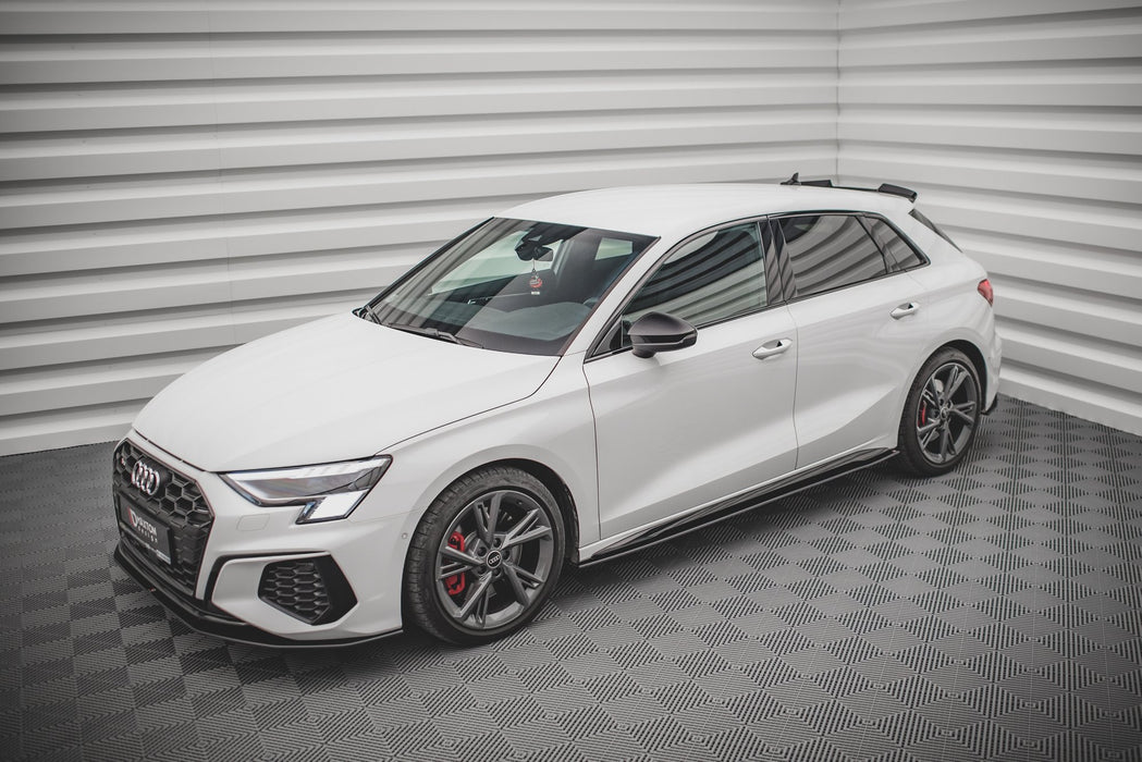 Maxton Design Street Pro Side Skirts Diffusers Audi S3 / A3 S-Line 8Y / 8Y Facelift