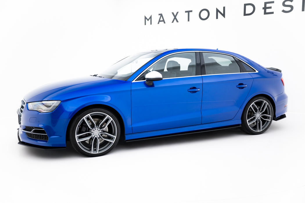 Maxton Design Street Pro Side Skirts Diffusers Audi S3 / A3 S-Line Sedan 8V