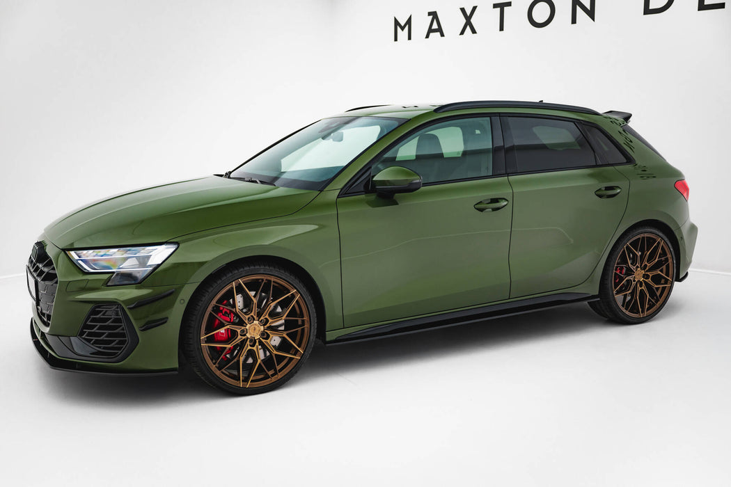 Maxton Design Street Pro Side Skirts Diffusers Audi S3 Sportback / A3 S-line Sportback 8Y Facelift