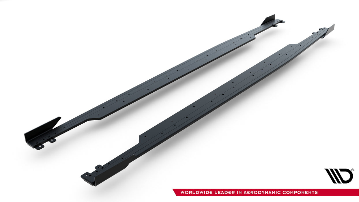 Maxton Design Street Pro Side Skirts Diffusers + Flaps Audi RS3 Sedan 8Y Facelift