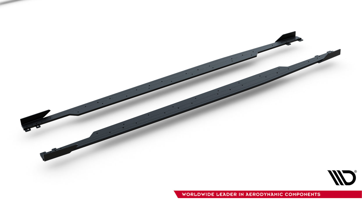 Maxton Design Street Pro Side Skirts Diffusers + Flaps Audi RS3 Sedan 8Y Facelift