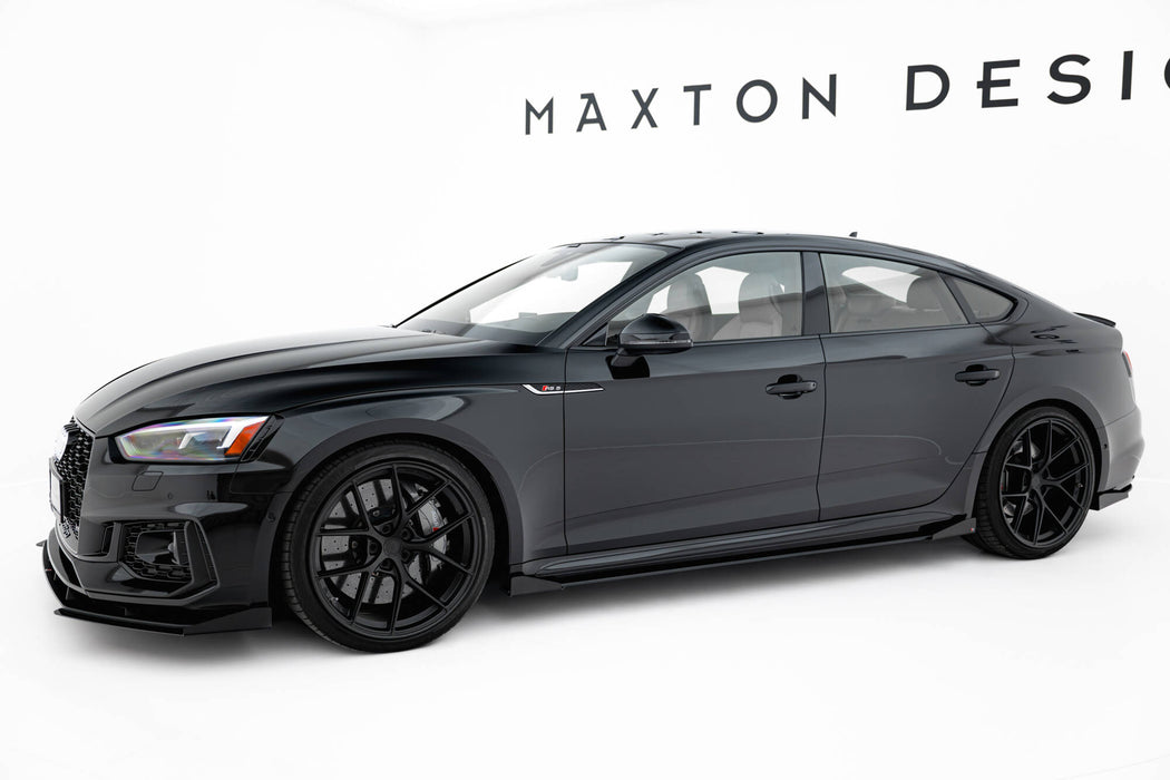 Maxton Design Street Pro Side Skirts Diffusers + Flaps Audi RS5 Sportback F5
