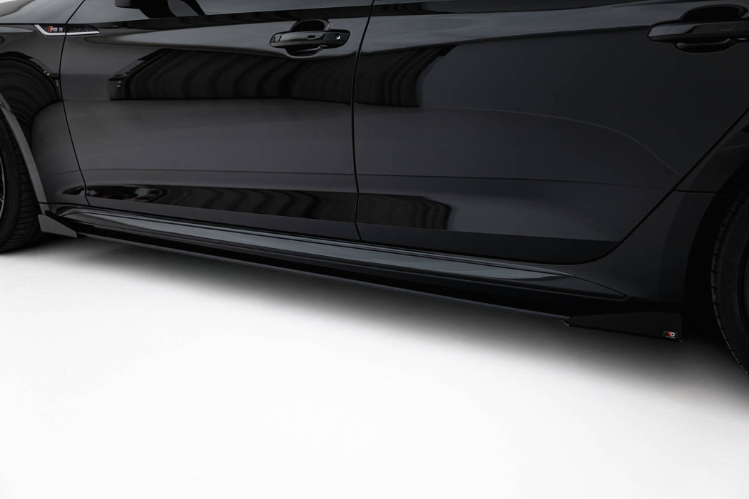 Maxton Design Street Pro Side Skirts Diffusers + Flaps Audi RS5 Sportback F5