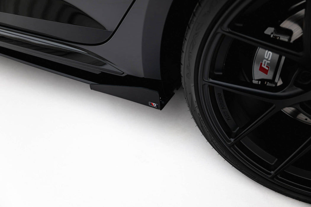 Maxton Design Street Pro Side Skirts Diffusers + Flaps Audi RS5 Sportback F5