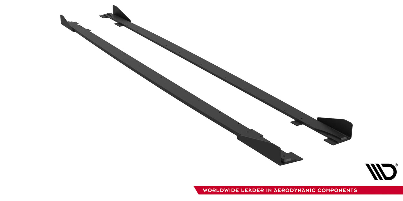 Maxton Design Street Pro Side Skirts Diffusers + Flaps Audi RS5 Sportback F5