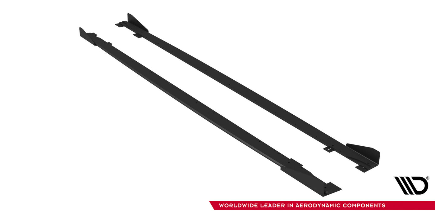 Maxton Design Street Pro Side Skirts Diffusers + Flaps Audi RS5 Sportback F5