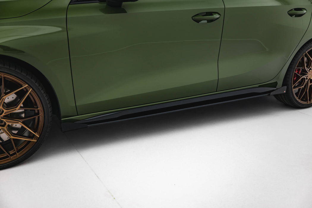 Maxton Design Street Pro Side Skirts Diffusers + Flaps Audi S3 Sportback / A3 S-line Sportback 8Y Facelift