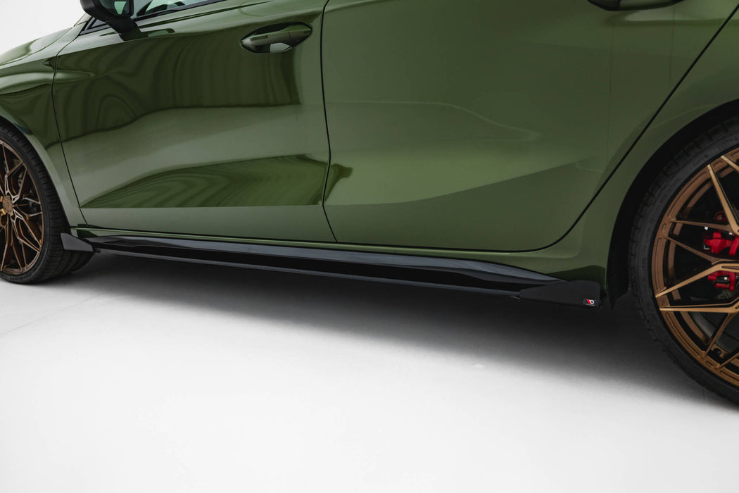 Maxton Design Street Pro Side Skirts Diffusers + Flaps Audi S3 Sportback / A3 S-line Sportback 8Y Facelift