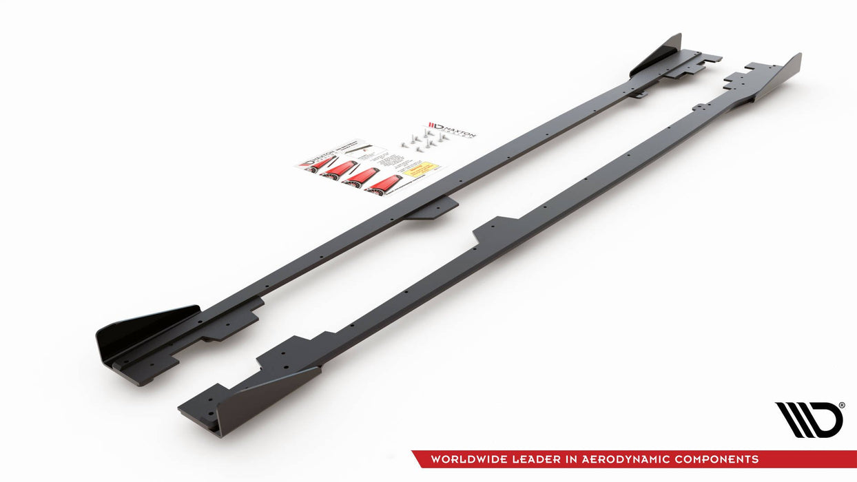Maxton Design Street Pro Side Skirts Diffusers + Flaps BMW 1 F21 M135i / M140i / M-Pack