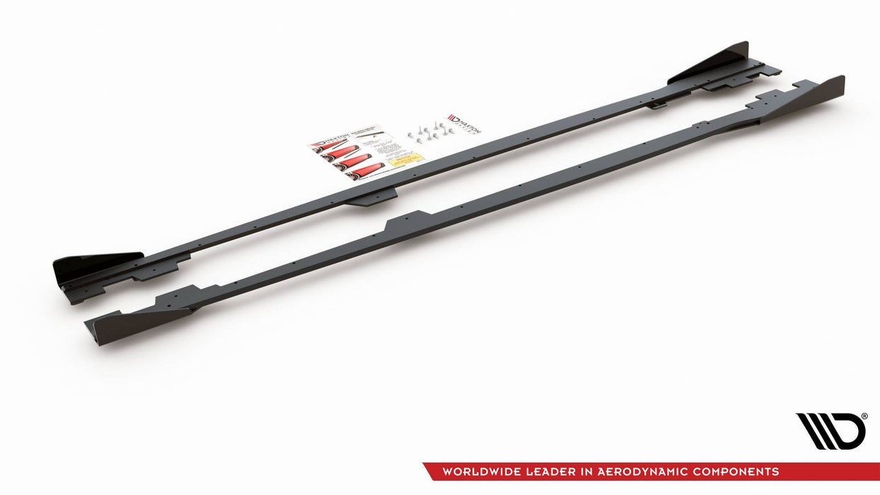 Maxton Design Street Pro Side Skirts Diffusers + Flaps BMW 1 F21 M135i / M140i / M-Pack