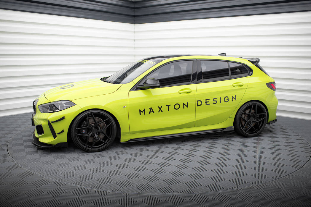 Maxton Design Street Pro Side Skirts Diffusers + Flaps BMW 1 M-Pack / M135i / 128ti F40