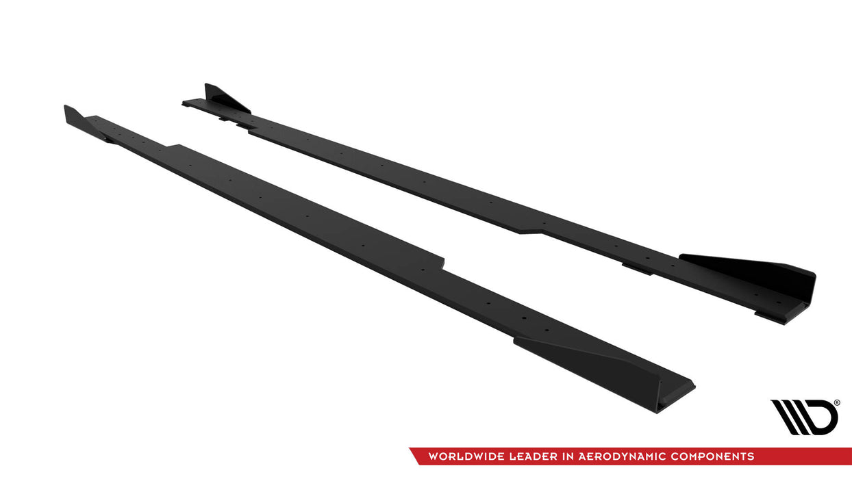 Maxton Design Street Pro Side Skirts Diffusers + Flaps BMW 2 Coupe G42