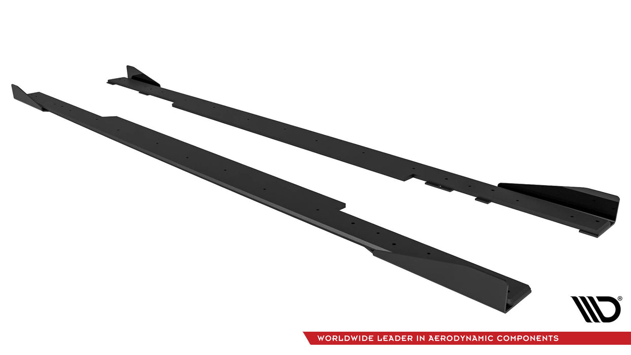 Maxton Design Street Pro Side Skirts Diffusers + Flaps BMW 2 Coupe G42