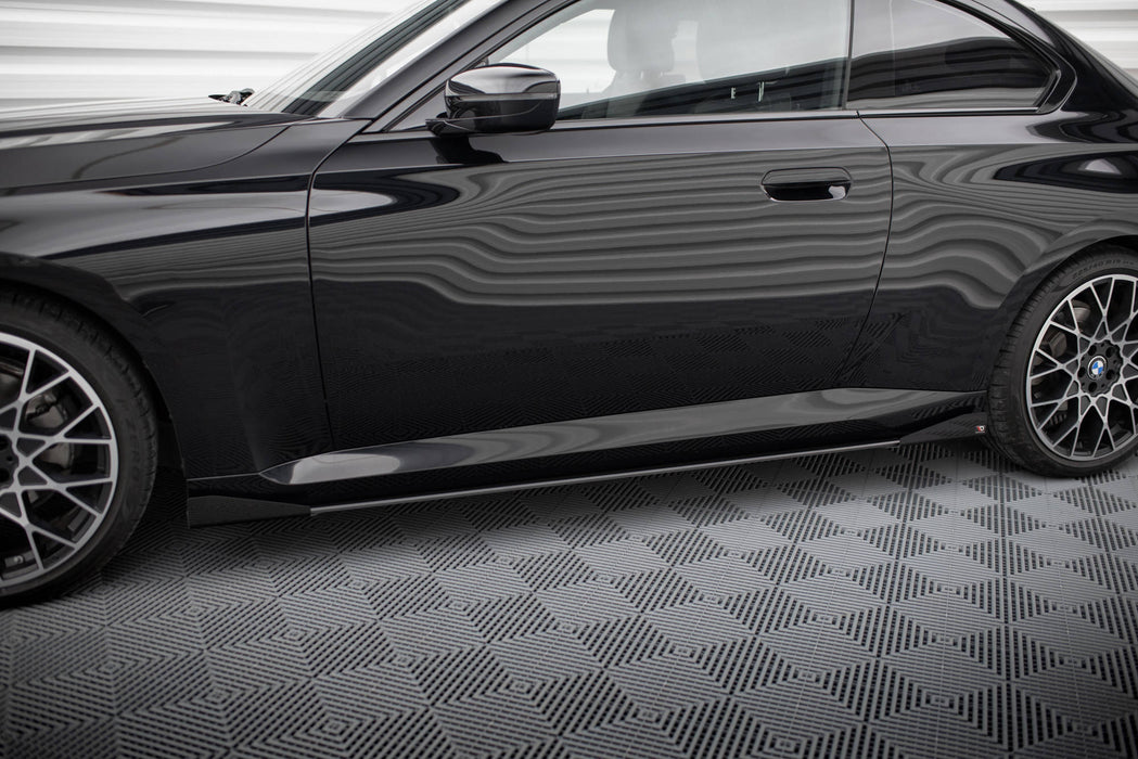 Maxton Design Street Pro Side Skirts Diffusers + Flaps BMW 2 Coupe G42