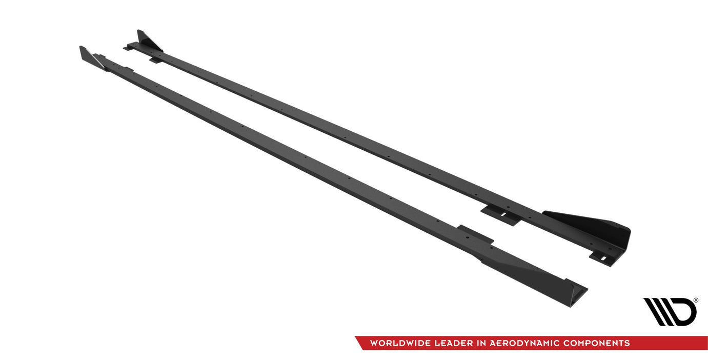 Maxton Design Street Pro Side Skirts Diffusers + Flaps BMW 2 Coupe M-Pack / M240i G42
