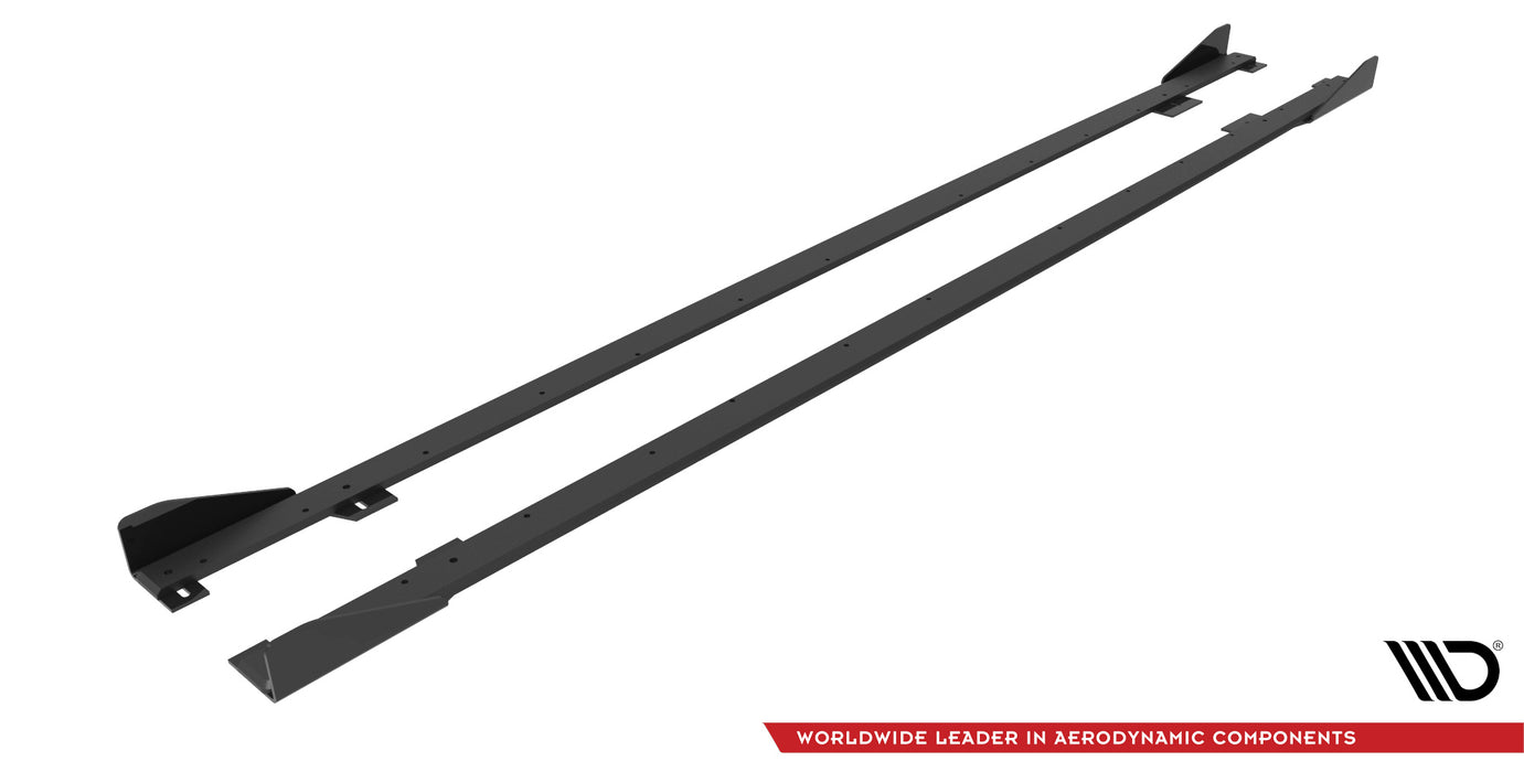 Maxton Design Street Pro Side Skirts Diffusers + Flaps BMW 2 Coupe M-Pack / M240i G42