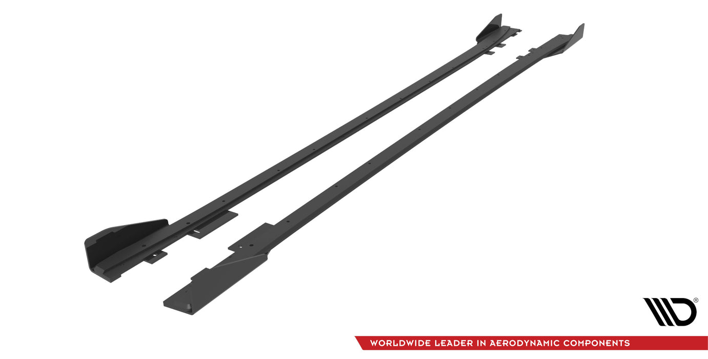 Maxton Design Street Pro Side Skirts Diffusers + Flaps BMW 4 Gran Coupe F36