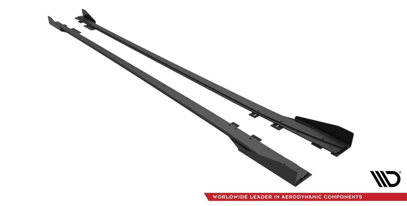 Maxton Design Street Pro Side Skirts Diffusers + Flaps BMW 4 Gran Coupe F36