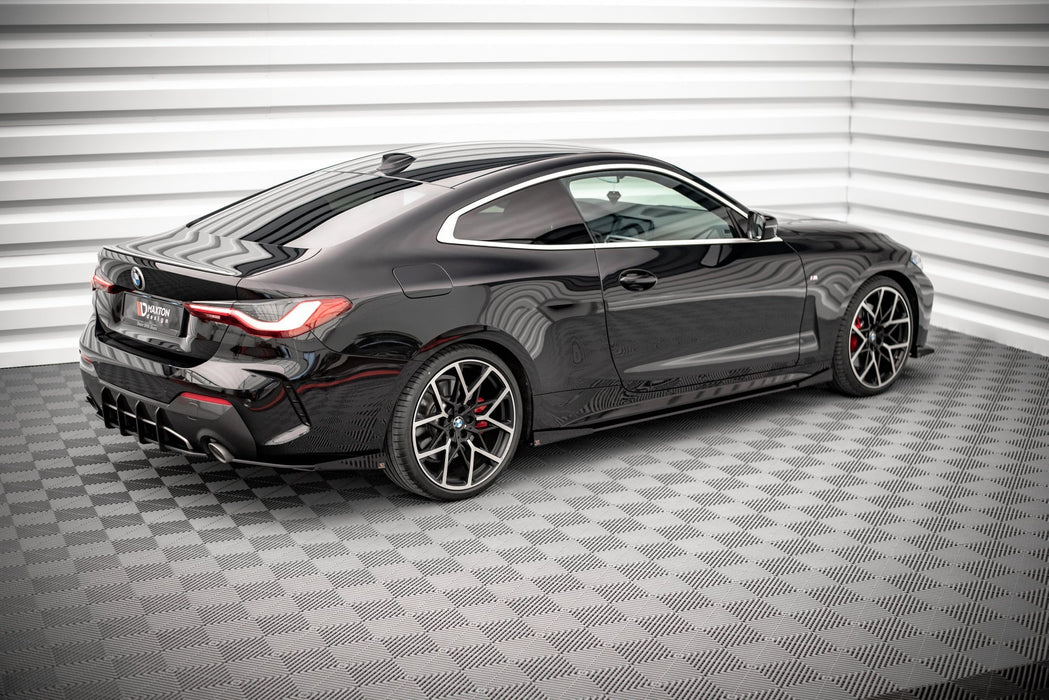 Maxton Design Street Pro Side Skirts Diffusers + Flaps BMW 4 M-Pack / M440i G22 / G23 / G22 Facelift / G23 Facelift