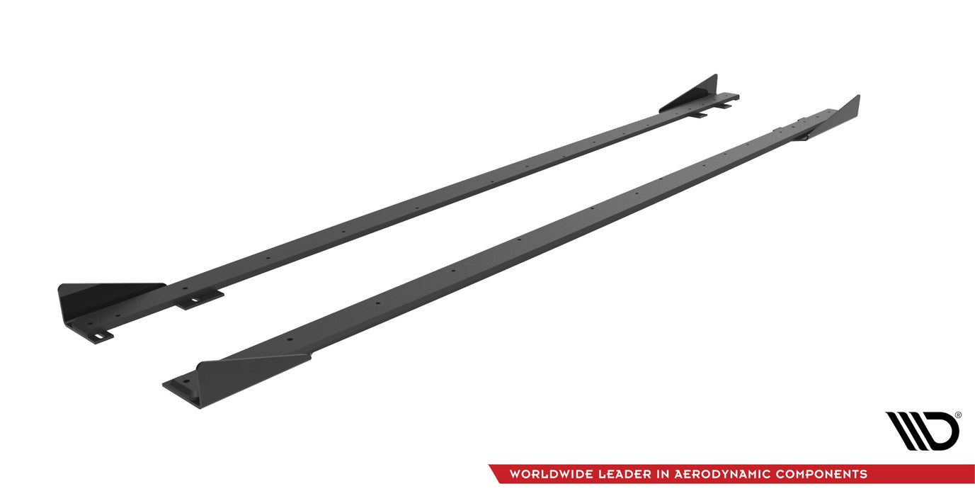 Maxton Design Street Pro Side Skirts Diffusers + Flaps Ford Fiesta ST Mk6