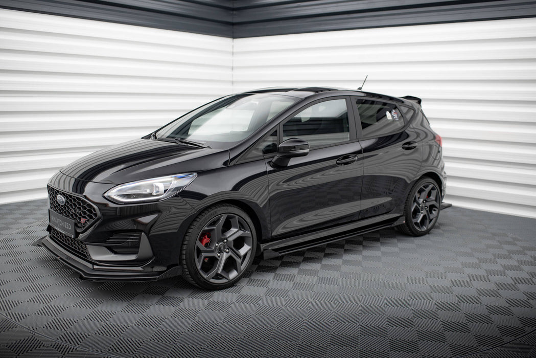 Maxton Design Street Pro Side Skirts Diffusers + Flaps Ford Fiesta  ST / ST-Line Mk8