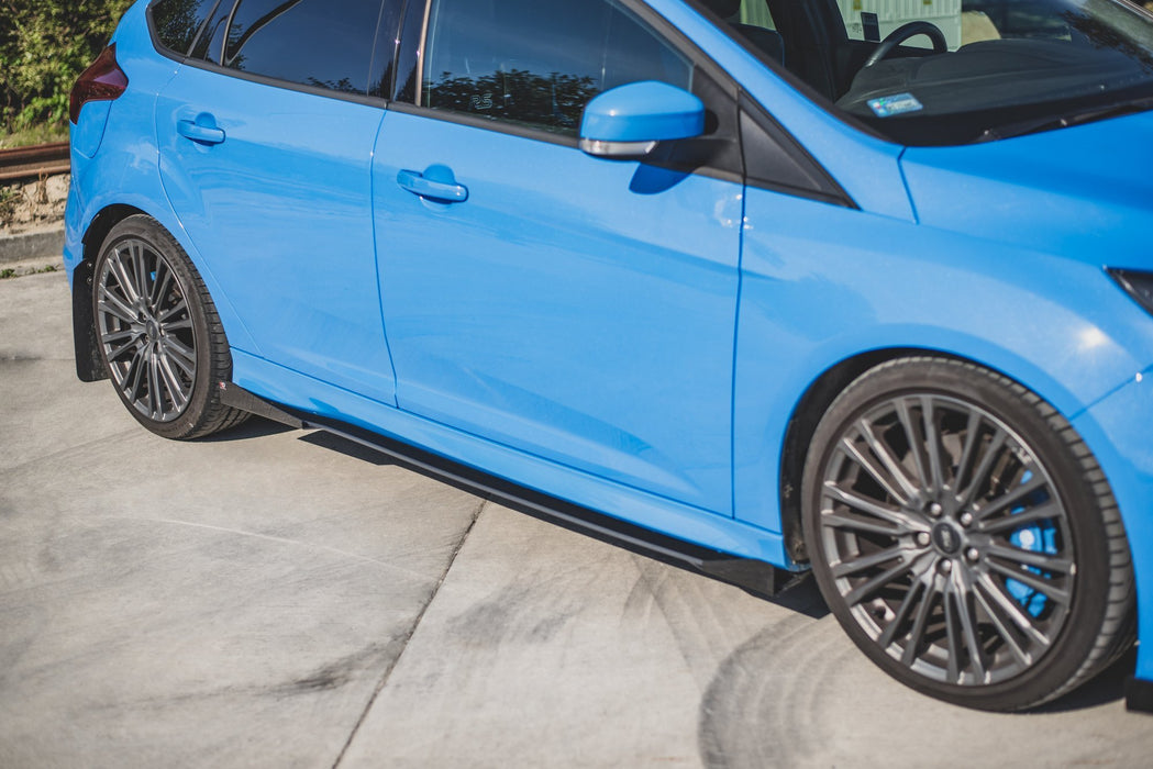 Maxton Design Street Pro Side Skirts Diffusers + Flaps Ford Focus RS Mk3