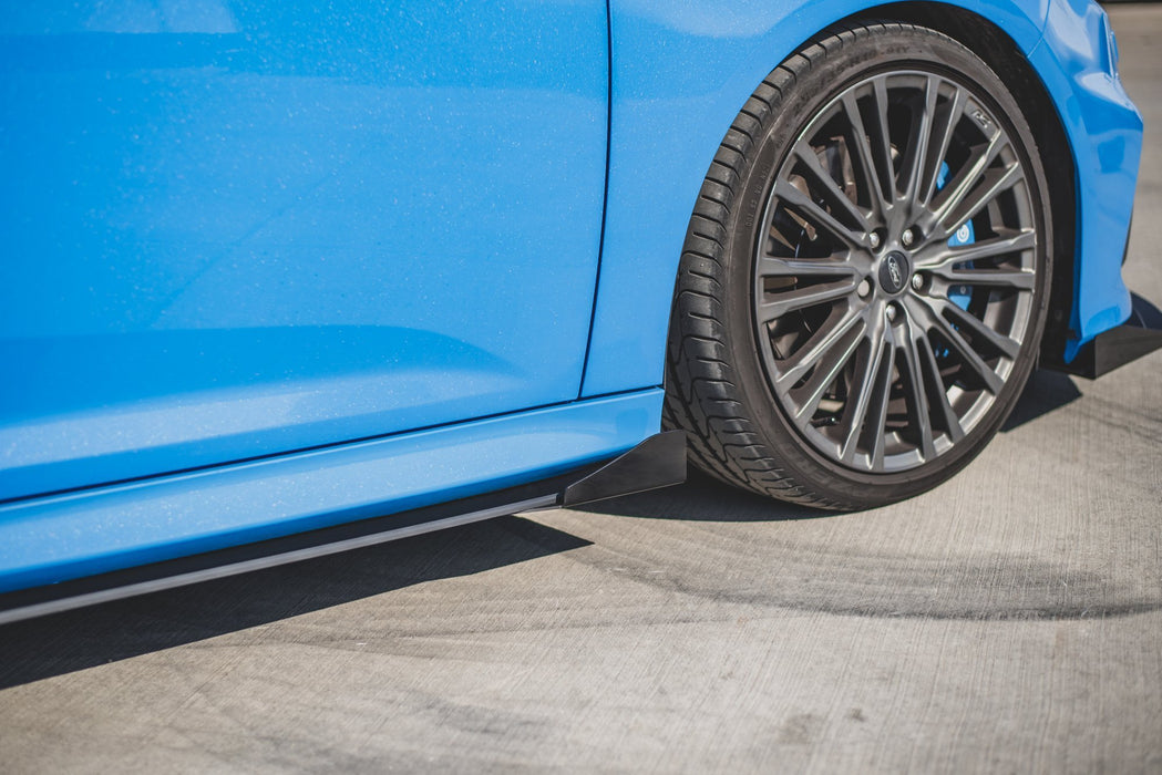 Maxton Design Street Pro Side Skirts Diffusers + Flaps Ford Focus RS Mk3
