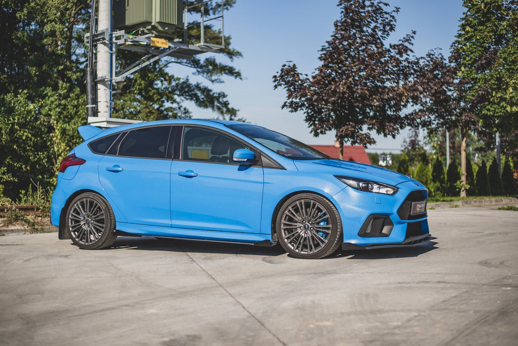 Maxton Design Street Pro Side Skirts Diffusers + Flaps Ford Focus RS Mk3