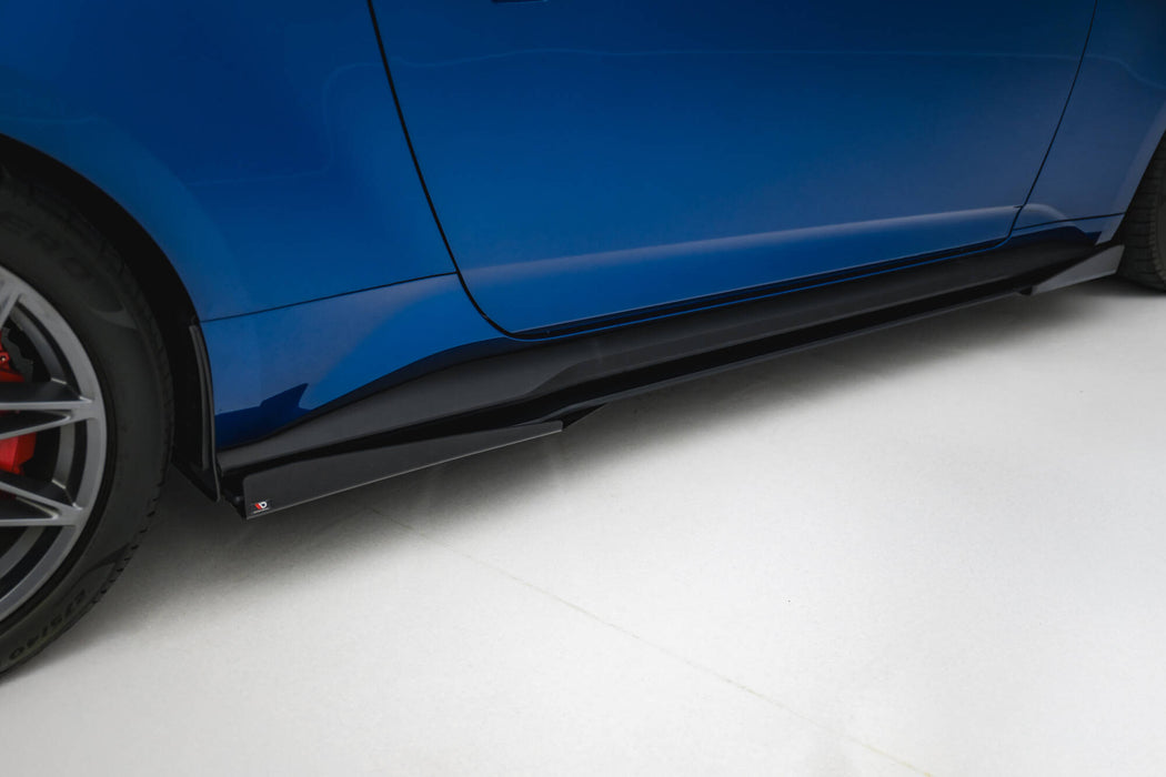 Maxton Design Street Pro Side Skirts Diffusers + Flaps Ford Mustang GT Mk7