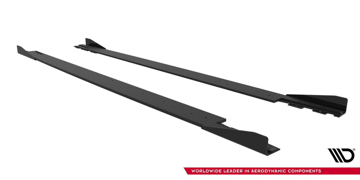 Maxton Design Street Pro Side Skirts Diffusers + Flaps Mercedes-AMG CLE 53 C236