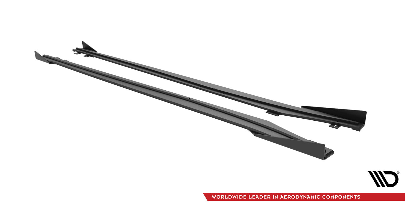Maxton Design Street Pro Side Skirts Diffusers + Flaps Opel Astra GTC OPC-Line J
