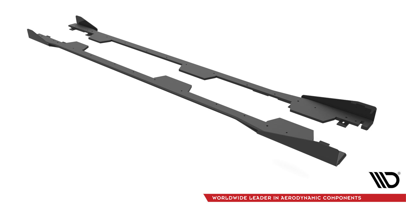 Maxton Design Street Pro Side Skirts Diffusers + Flaps Subaru BRZ Mk1 / Mk1 Facelift