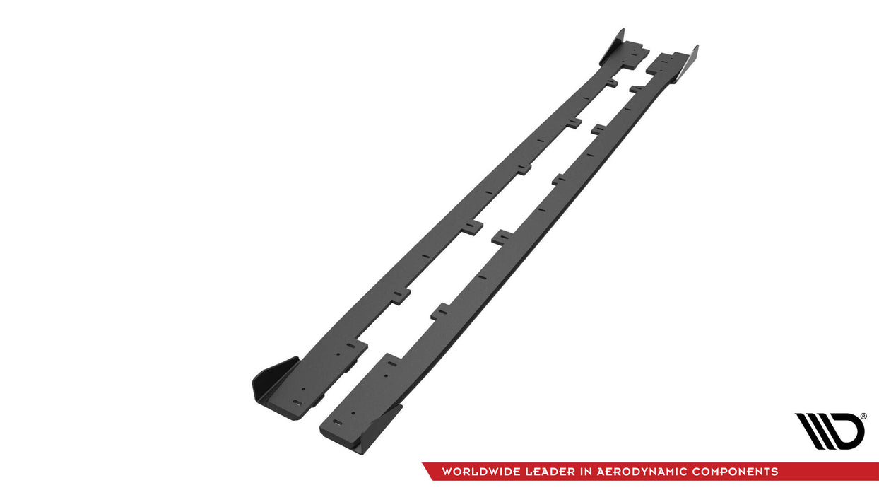 Maxton Design Street Pro Side Skirts Diffusers + Flaps Subaru WRX STI Mk1