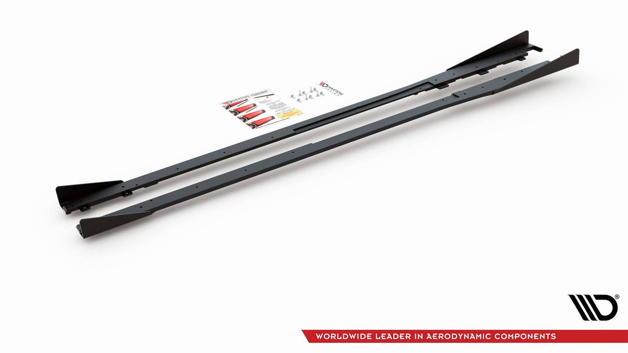 Maxton Design Street Pro Side Skirts Diffusers + Flaps Toyota GR Yaris Mk4