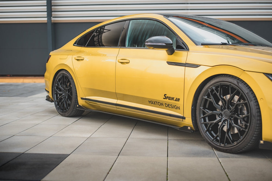 Maxton Design Street Pro Side Skirts Diffusers + Flaps Volkswagen Arteon R-Line