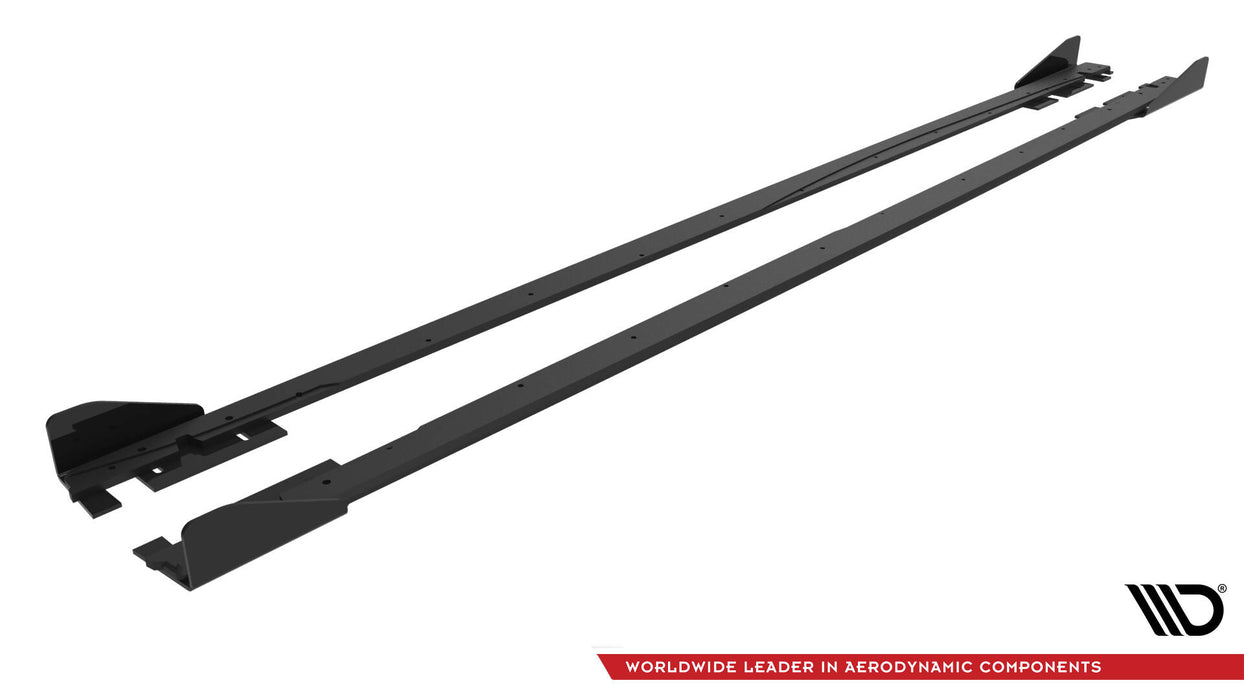 Maxton Design Street Pro Side Skirts Diffusers + Flaps Volkswagen Jetta GLI Mk7