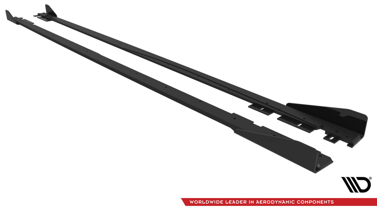Maxton Design Street Pro Side Skirts Diffusers + Flaps Volkswagen Jetta GLI Mk7