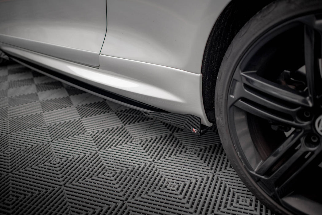 Maxton Design Street Pro Side Skirts Diffusers + Flaps Volkswagen Scirocco R Mk3